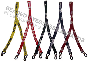 Picture of eyeglass lanyards for beaded ID