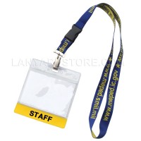 Pre-Printed Name Badge Holders for Exhibitor, Attendee, Faculty, Etc 