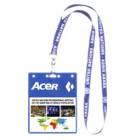 Custom Printed Color Badge Holders (Card Size: 4 1/8 X 3 1/4)