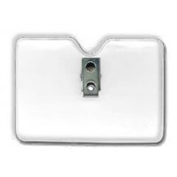 Imprinted Clip-On ID Holders (Card Size: 3 1/2 X 2 1/2)