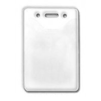 Personalized Vertical Clear Name Tag Holders (Card Size: 2 3/8 X 3 1/4)