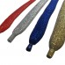 Red Silver Blue And Gold Shoelaces 