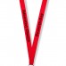 Red lanyard with seventh-day adventist church