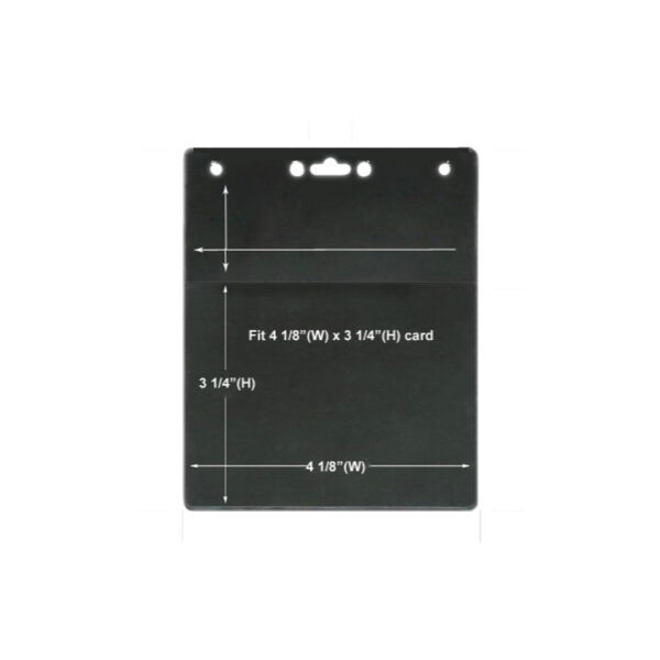 3x4 inch Colored ID Holders for Trade Show - Measurements will hold convention badge