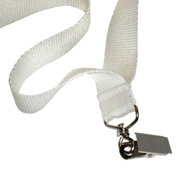 Custom Printed Eco Friendly Bamboo Lanyard With Bulldog Clip