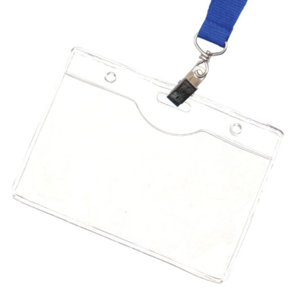 clear-plastic-ID-holder-3x4-convention-00117-02 Clear Plastic ID Holder 3x4 Size - For trade shows or conventions