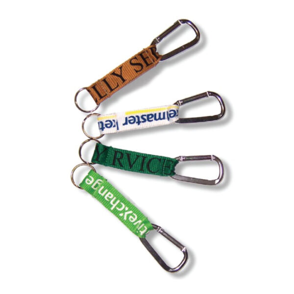 Custom carabiner keyring