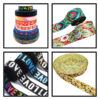 Custom printed lanyard strap spool roll - Any color or full color. Even metallic imprint