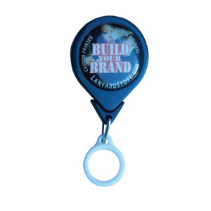 Vape pen holder retractable pocket reel. Holds pen next to pocket - Custom printed