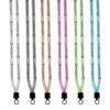 These are custom wipeable lanyards for hospitals and schools
