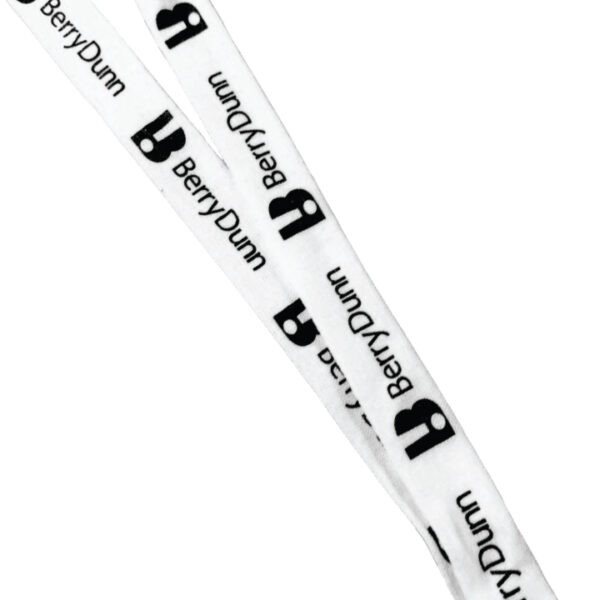 Cotton lanyards are soft & a little bit stretchy